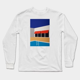 Palm Springs Pool House Long Sleeve T-Shirt